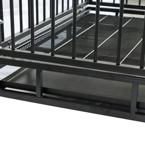 Jaula de perro caja de servicio pesado de Metal fuerte perrera parque para perros grandes con <span class=keywords><strong>cuatro</strong></span> ruedas - Product Image 6
