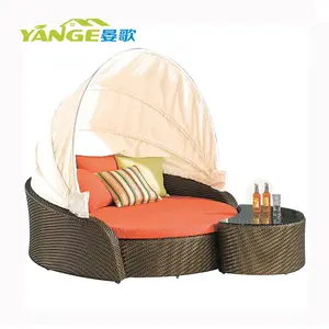 rattan şezlong açık daybed bahçe mobilyaları sandalye seks için