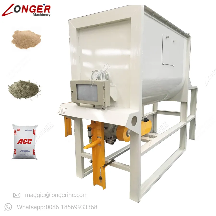 Professional Sand Cement Filling Plant Gypsum Plaster Powder Mixing Machine Dry Mortar Packing Machine