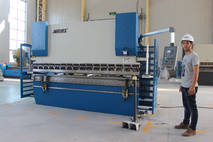 Anhui — Machine à plier de précision WC67K Cnc, feuille de métal/<span class=keywords><strong>plaque</strong></span> à plier, en acier inoxydable, delel Da41s - Product Image 2