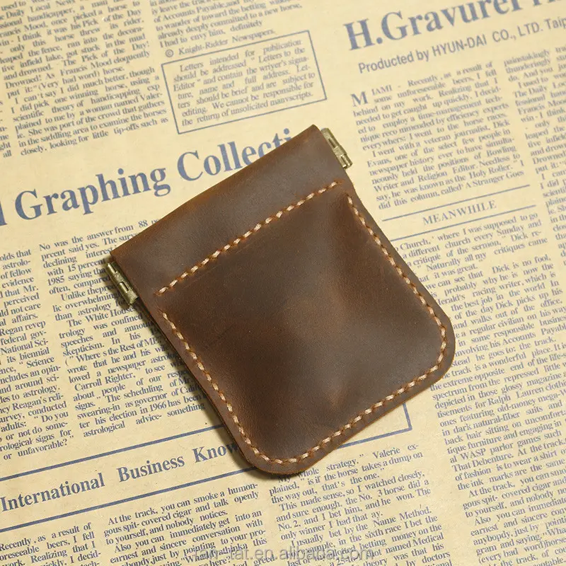Cow Leather Tri Spinner Fidget Hand Toy Case