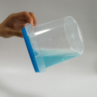 Wadah Penyimpanan Plastik Transparan Anti Rusak 1L Dengan Tutup