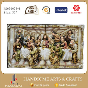 Vente en gros <span class=keywords><strong>de</strong></span> statue <span class=keywords><strong>de</strong></span> la cène en polyrésine sculpture religieuse figurine en plastique peinte en <span class=keywords><strong>fibre</strong></span> <span class=keywords><strong>de</strong></span> <span class=keywords><strong>verre</strong></span> personnalisable pour l'artisanat extérieur - Product Image 3