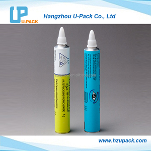 หลอดอลูมิเนียม<span class=keywords><strong>ทา</strong></span>งการแพทย์บรรจุภัณฑ์เปล่าพร้อมหัวฉีดนุ่มจมูกแบบเข็ม - Product Image 4