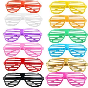 Novelty Plastic Shutter Shade glasses