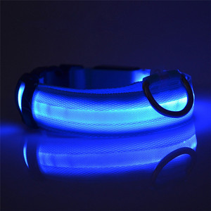 Collari a Led per cani da compagnia guinzaglio fettuccia richiamo corda di trazione per animali domestici guinzagli per cani con luce a LED prevenzione delle collisioni anticollisione - Product Image 4