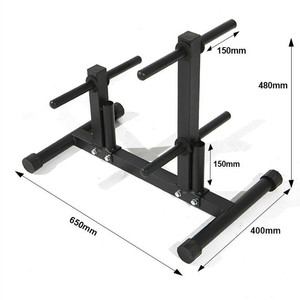 ZYFIT Barbell Dumbbell Rack <strong>Weights</strong> Storage <strong>Stand</strong> <strong>for</strong> Home Gym Bench Base - Product Image 1