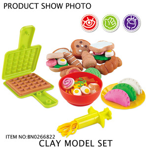 Kit de Pâte à Modeler Éducatif DIY <span class=keywords><strong>pour</strong></span> <span class=keywords><strong>Gaufres</strong></span> avec Divers Moules et Outils, Pâte Non Toxique <span class=keywords><strong>pour</strong></span> Enfants, Cadeau Créatif d'Artisanat Artistique - Product Image 2