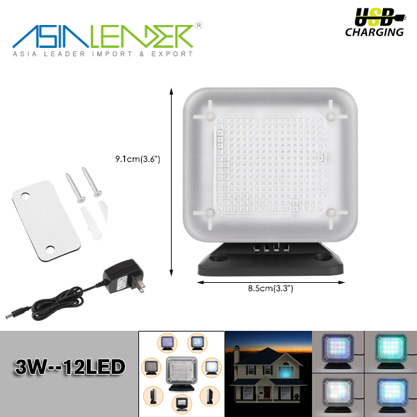 For Home Security Fake TV Burglar Deterrent Crime Prevention Device TV Simulator Light with Timer