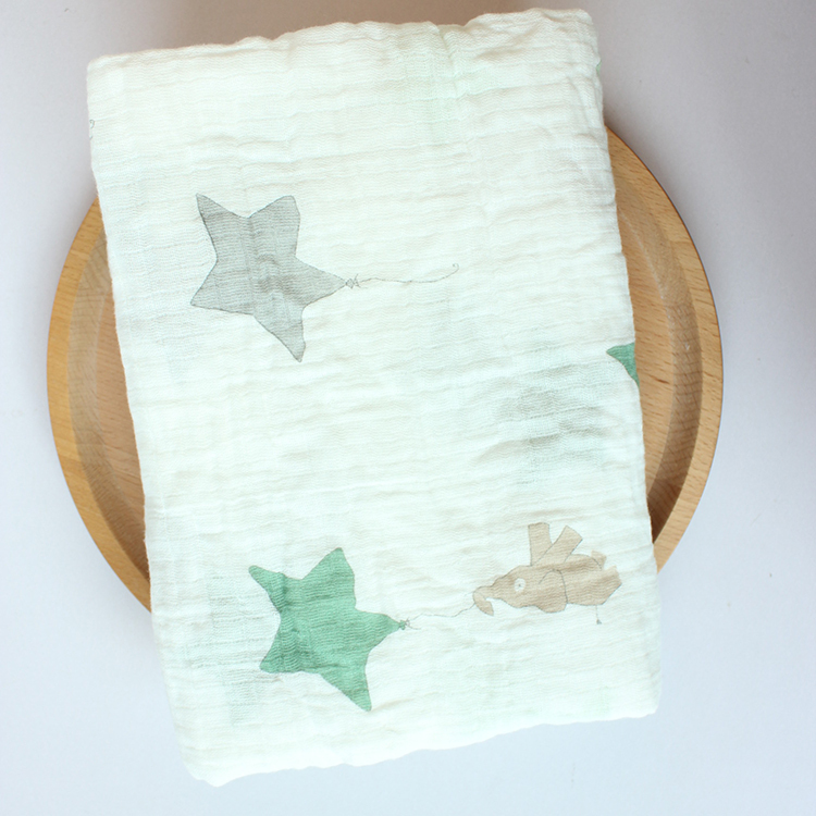 Zogift 2018 nuevo producto ecológico diseño suave 100% algodón <span class=keywords><strong>muselina</strong></span> bebé toallas de baño - Product Image 1