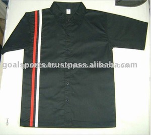 Camisa de bolos negra de alta calidad para hombres para adultos - Product Image 1