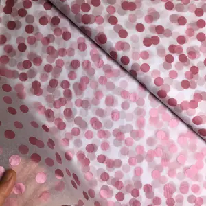 Rose Gold Polka Dots mô giấy 50x70cm kim loại tăng quần áo vàng Áo sơ mi quà gói mô - Product Image 1