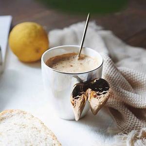 Hecho a mano de cerámica de oro alas de Ángel de la taza de <span class=keywords><strong>café</strong></span> taza - Product Image 6