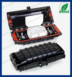 Fermetures optiques d'épissure de <span class=keywords><strong>fibre</strong></span> des noyaux 144 horizontaux 3m avec le serre-câble de kit d'épissure - Product Image 2