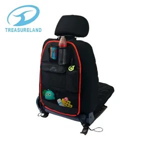 Organizador de asiento trasero de coche para niños, organizador de asiento trasero de coche de alta calidad, OEM 600D
