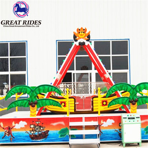 Équipement de parc à thème en plein air enfants jouer <span class=keywords><strong>jeu</strong></span> mini bateau pirate - Product Image 2