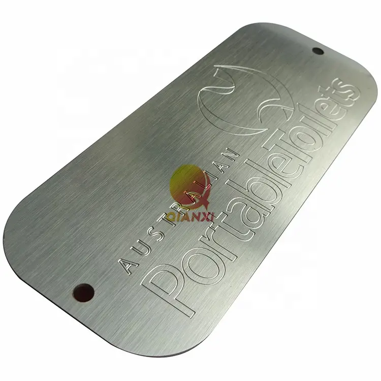 In acciaio inox inciso etichetta targhetta Incisa del metallo placca logo targhetta