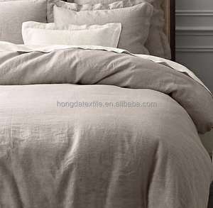 100% 法国亚麻床单，石洗纯亚麻床品四件套 - Product Image 2