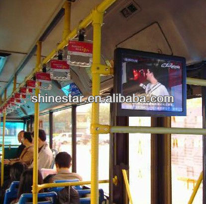 17 Inch Digital Signage Media Player Bus LCD TV