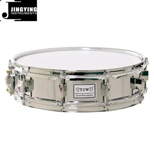 High grade metal snare marching snare drum oem customized metal mylar pet jw14 hd1 14 x3.5 high pressure drums steel drums food grade