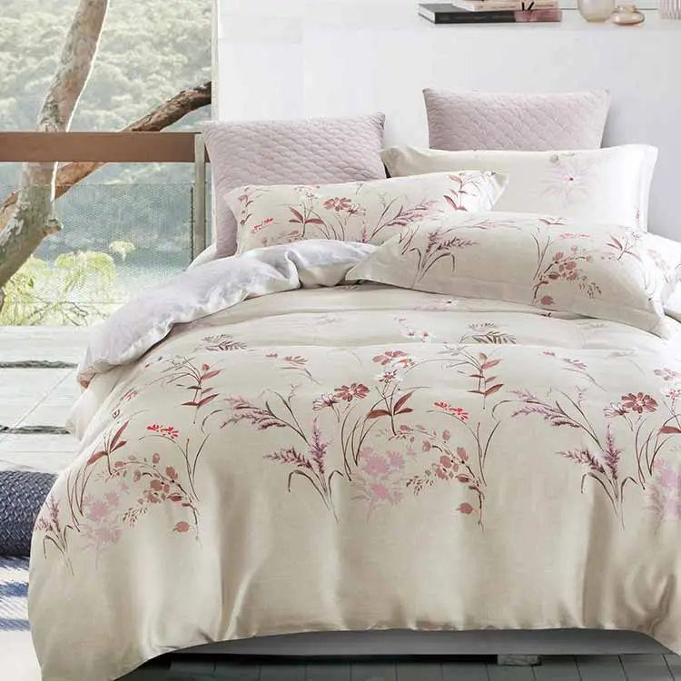 Customized High Quality Cotton Bedding Sets 4 Piece wedding bedsheet set