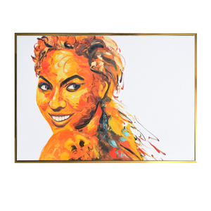 セクシーな女の子の油絵キャンバスアート壁絵印刷カスタマイズされた紙絵ショー抽象的なヌード肖像画 - Product Image 3