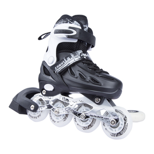 PAPAISON Nouveauté Patins à roulettes et chaussures à roulettes à coque rigide de couleur blanche claire Roulements ABEC-7 Châssis en aluminium - Prix plus bas - Product Image 3