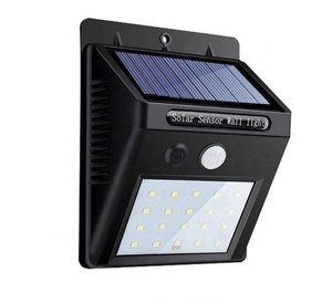 IP65 Esterna impermeabile senza fili 20led 4W <span class=keywords><strong>energia</strong></span> <span class=keywords><strong>solare</strong></span> del sensore di movimento a risparmio energetico SMD ha condotto la luce di sicurezza della parete per <span class=keywords><strong>giardino</strong></span> - Product Image 1