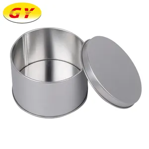 New design round metal packaging biscuit tin cans
