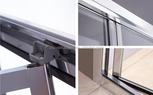 Aleación de aluminio deslizante <span class=keywords><strong>acordeón</strong></span> baño <span class=keywords><strong>ducha</strong></span> puertas bifold - Product Image 5