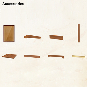 Poignées de <span class=keywords><strong>porte</strong></span> en bois pour chambre à coucher moderne, <span class=keywords><strong>placard</strong></span> mural au design style européen - Product Image 6