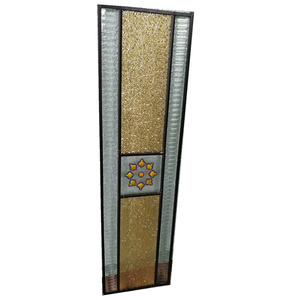 Inserts de porte en verre plombé à <span class=keywords><strong>prix</strong></span> de gros, inserts de porte en verre ovales décoratifs - Product Image 2
