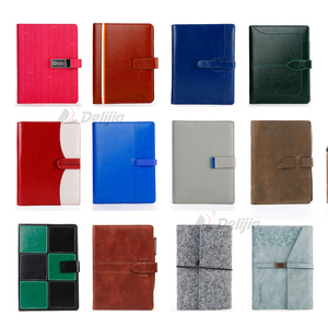 Bìa Cứng Loose Leaf Leather Tạp Chí Kinh Doanh Máy Tính Xách Tay Kết Hợp Khóa Nhật Ký - Product Image 5