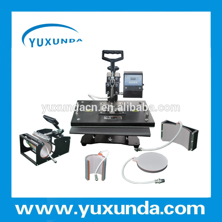 5 в 1 ёары машина для круёки, крышки, t- рубашка/сублимации машины для продажи