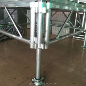 Plataforma de escenario de madera contrachapada para escenario móvil de aleación de aluminio portátil para actuaciones de eventos - Product Image 5