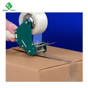 Hot Melt Adhesive Carton Sealing Tape Master Rolls with BOPP Material ,Clear / Brown Packing Tape