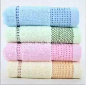 factory stock top grade colored thicken 100% cotton face hand towel