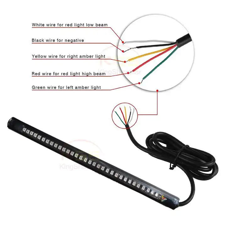 Hot Sale Projektor LED Bremslicht 12V DC Rück leuchte Streifen