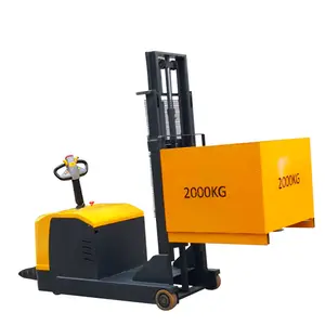 1ton 2ton מלא מערה חשמלי מלגזה להרים 3m מזרן מרים Stand כונן הידראולי מלגזות חסר רגליים סוללה מלגזה מערם - Product Image 1