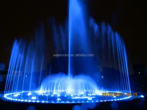 Messico Parco Nazionale Musicale di danza water fountain show con luci colorate