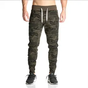 גברים Camo הלבשה ספורט כושר Jogger מכנסיים סיטונאי מכנסי טרנינג Mens רצים