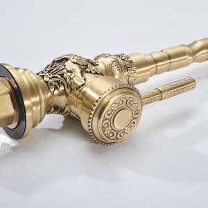 Mezclador de agua grifos grúa, caliente y fría sola manija <span class=keywords><strong>cuenca</strong></span> talla grifo rotación <span class=keywords><strong>cuenca</strong></span> grifos de latón antiguo baño grifo - Product Image 5