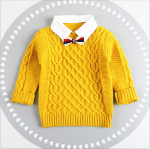 2017 invierno niño 7GG suéter de algodón de manga larga de <span class=keywords><strong>punto</strong></span> <span class=keywords><strong>jersey</strong></span> niños - Product Image 2