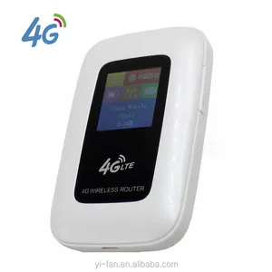 G4 3g 4g mini wifi portátil batería de router con pantalla a color