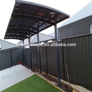 High-Strength Polycarbonate Carport, <strong>Car</strong> Tents and <strong>Car</strong> Parking Sunshade <strong>Awning</strong> with Tensile HDPE Fabric - Product Image 6