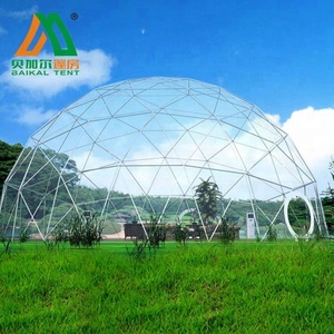 Dôme géodésique transparent insonorisé de luxe pour camping et fêtes à vendre - Product Image 4
