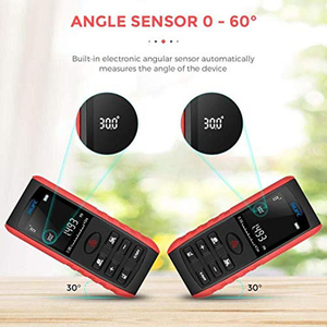 Medidor de Distancia Láser con Función Bluetooth, Cinta Métrica Láser de 80 m - Product Image 6