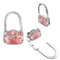 Meetee — sac à main en alliage pour sac à main, support pliable et pliable, avec crochet de Table, BHR-022