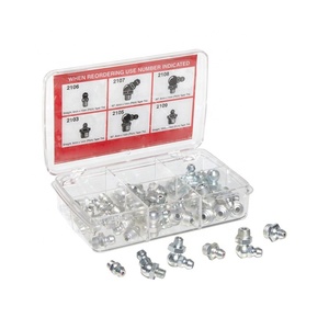 110PC Thủy Lực Dầu Mỡ Núm Vú Phù Hợp Assortment Kit Metric / Inch Kích Thước - Product Image 5