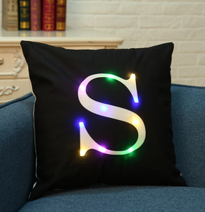LED Alphabet Pillow Lighting <strong>Letter</strong> Sofa DecoratIve Pillow <strong>Cushion</strong> - Product Image 6